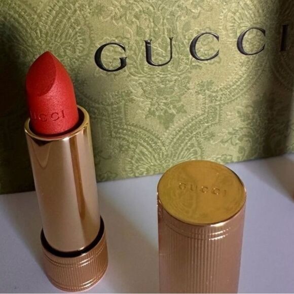 GUCCI ROUGE À LÈVRES MAT LIPSTICK – JANET RUST 505 - Picture 15 of 17